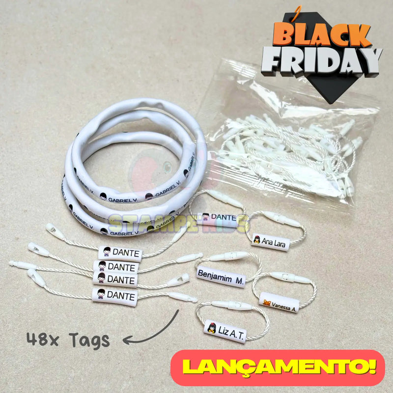 48 Tags de borracha