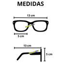 Óculos de Sol Infantil Flexível - WayFun Preto e Amarelo