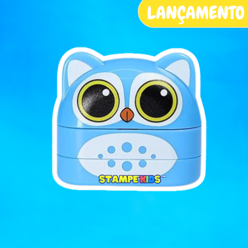 Combo Carimbo 2 em 1 + Adesivos + Tags + 3 Brindes