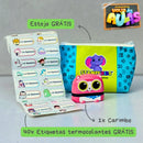 Combo Creche + Brinde (Grátis estojo + Grátis 40 etiquetas termocolantes ) - Frete grátis