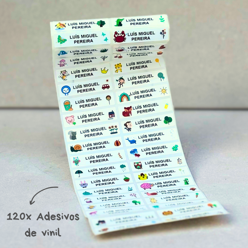 120 Adesivos laváveis