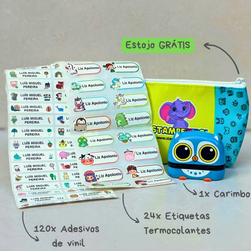 Combo Colégio + Brinde  (Grátis estojo + Quadro de rotina + Ebook de atividades)