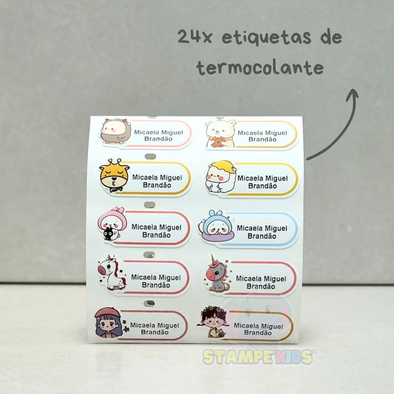 [LANÇAMENTO] Carimbo Dual + GRÁTIS (24 Etiquetas termocolantes)